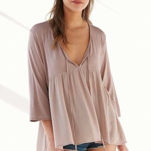 Kimchi Blue High/Low Babydoll Top